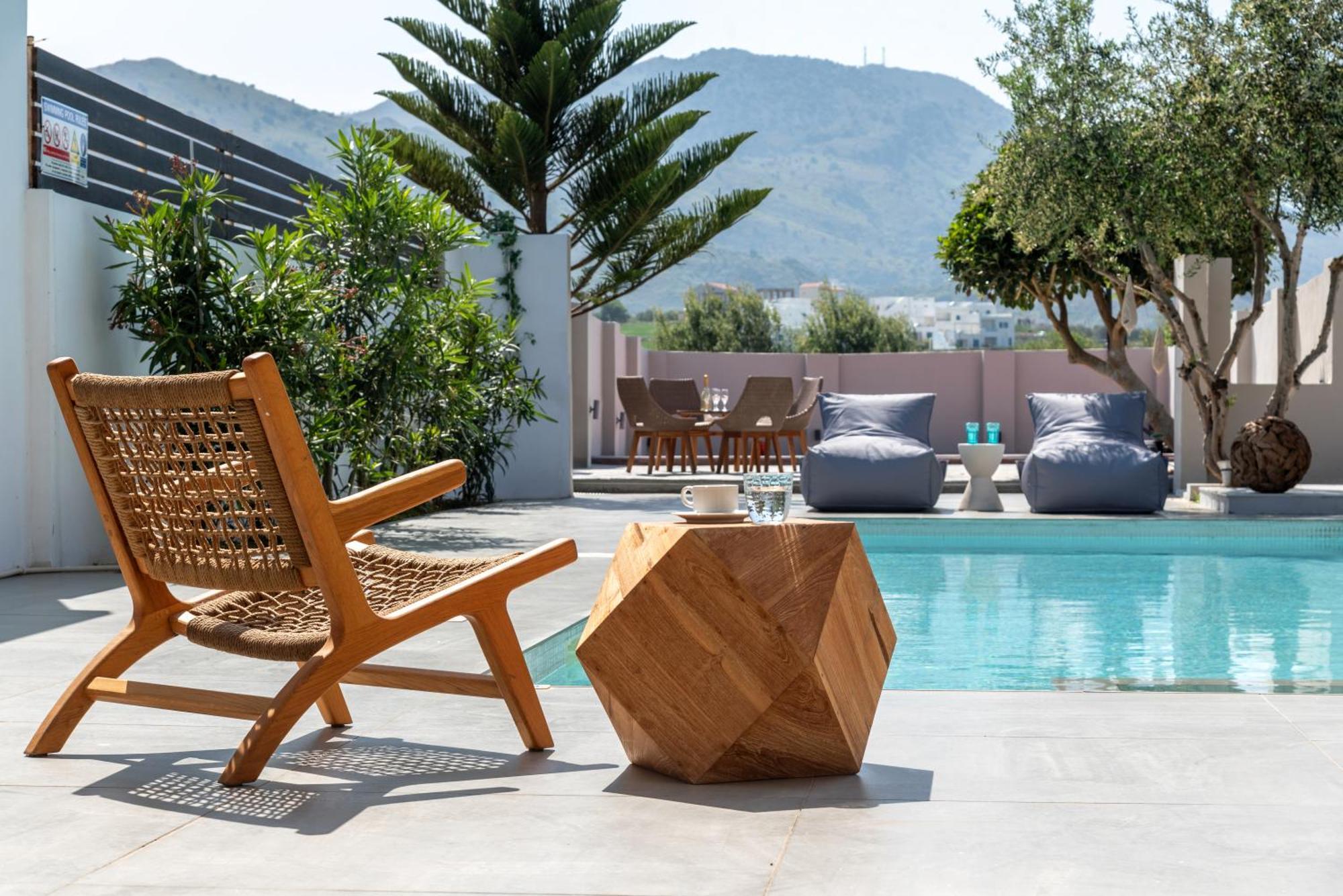 Hypnosis Beachside Villa With Private Heated Pool Georgioupoli Luaran gambar