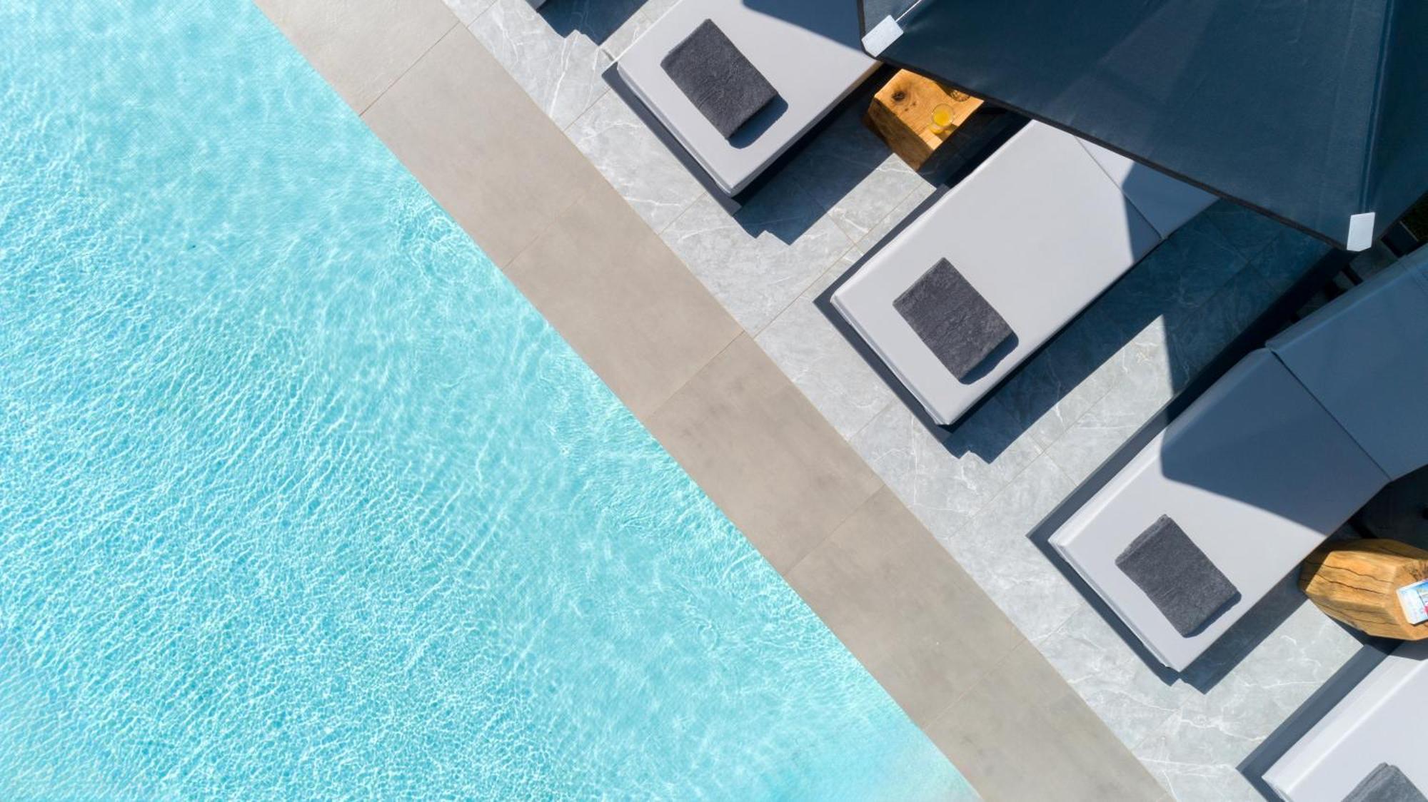 Hypnosis Beachside Villa With Private Heated Pool Georgioupoli Luaran gambar